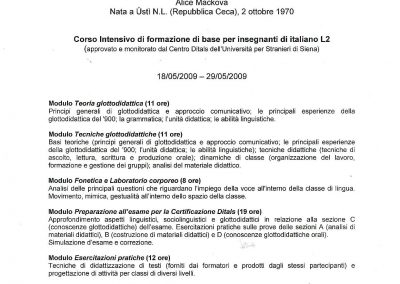 Certificato Csuola Leonardo da Vinci - Roma